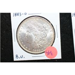 1883-O Silver Morgan $1, BU