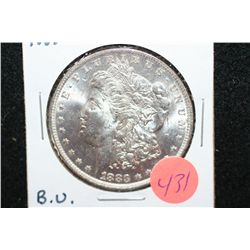 1883-O Silver Morgan $1, BU