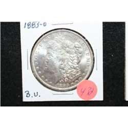 1883-O Silver Morgan $1, BU