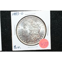 1883-O Silver Morgan $1, BU