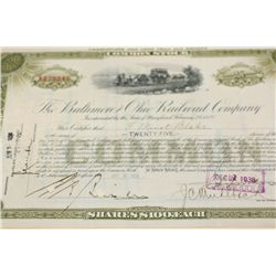 The Baltimore and Ohio Railroad Co. Stock Certificate Dated 1928