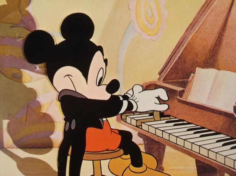 Mickey MousePiano Golden Anniversary Orig Lobby Card