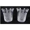 Image 1 : 2 Lalique Signed Crystal Enfants Liquor Shot Glasses