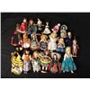 Image 1 : 20 Vintage European Dolls Multi-cultural Collection