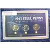 Image 1 : 22. "Complete 1943 Steel Penny Mint Mark Collection"