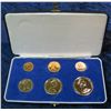 Image 2 : 117. 1968 Six-Piece New Zealand Proof Set in original case of Issue.