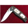 Image 1 : 368. Fury 88303 Half Serrated Lock Blade Knife. Rubberized handle.