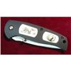 Image 2 : 368. Fury 88303 Half Serrated Lock Blade Knife. Rubberized handle.