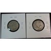 Image 2 : 1150. 1913D t-2 & 1914D Buffalo Nickels. Restored Dates.