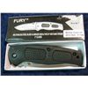 Image 1 : 1300. Fury, 5" Closed Lock back Knife Aluminum Handle with Clip.