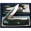 Image 2 : 1300. Fury, 5" Closed Lock back Knife Aluminum Handle with Clip.
