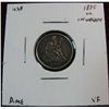 Image 1 : 1541. 1875CC Mint Mark in Wreath Liberty Seated Dime EF.