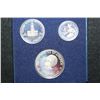Image 2 : 1976-S US Bicentennial Mint Silver Three Coin Proof Set, 40% Silver