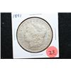 Image 1 : 1891 Silver Morgan $1