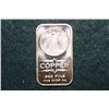 Image 1 : 2012 Copper Ingot, .999 Fine 1 Oz.