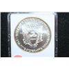 Image 2 : 2002 Silver Eagle $1, MCPCG Graded MS70
