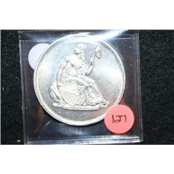  Seated Liberty  Silver Round, .999 Silver 1 Oz.