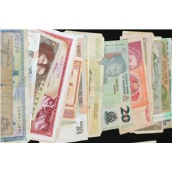 Foreign Bank Note, Various Dates, Conditions & Denominations, Lot of 25