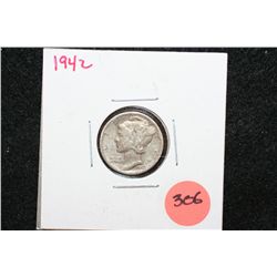 1942 Mercury Dime