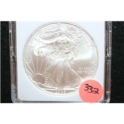 2008 Silver Eagle $1, MCPCG Graded MS70