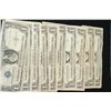 Image 1 : 1957-B US Silver Certificate $1, Blue Seal, Lot of 10