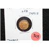 Image 1 : 1853 Liberty $1 Gold Coin, Type I, Damage
