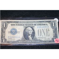 1928-A US Silver Certificate $1, Blue Seal