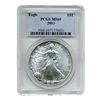 Image 1 : 2003 PCGS MS-69 American Silver Eagle            Possible struck thru grease error
