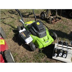 electric push mower