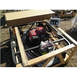 Cycle Country Quicksilver 54" finish mower w/Honda motor, electric start