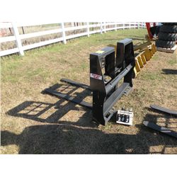 Stout 48" walk-thru pallet forks- new