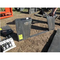 skid loader mounting plate- new