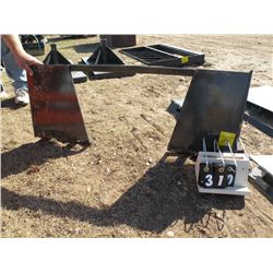 skid loader mounting plate- new