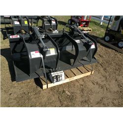 Stout twin cylinder grapple bucket- new