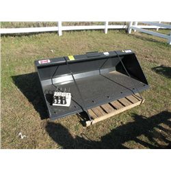 Stout 72" bucket w/bolt-on edge- new