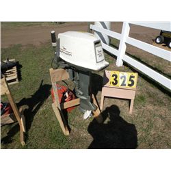 20 hp Johnson motor & tank