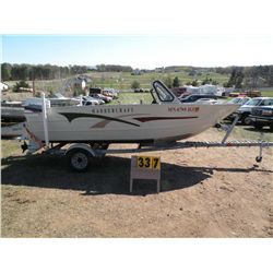 2000 Harborcraft Nahon 16 ft boat w/1997 Homemade trailer      SN- QN5Y1184A000