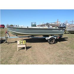 1976 Starcraft Seafarer w/15 hp Yamaha 4-stroke motor & 1976 EZ Loader trailer      SN- STRA35920176