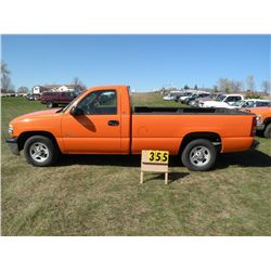 2001 Chev 1500 2x4      SN- 1GCEC14W91Z260038