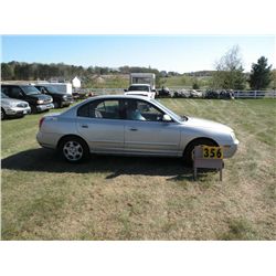 2003 Hyundai Elantra   Prior Salvage title     SN- KMHDN45D03U528488