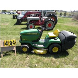 John Deere LTR 166 w/bagger    unable to verify vin