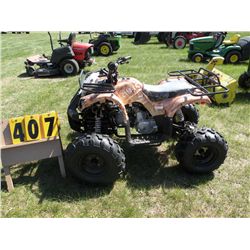 2012 Roketta 110cc youth ATV   SN- L6FAXJAJ5B0002055