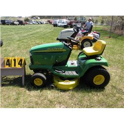2004 John Deere LT 150 w/38" deck     SN- M0L150B500034