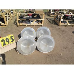 qty of 4 metal Halide shop lights