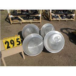 qty of 4 metal Halide shop lights