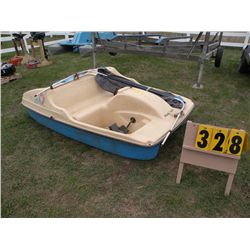 4 seat paddle boat