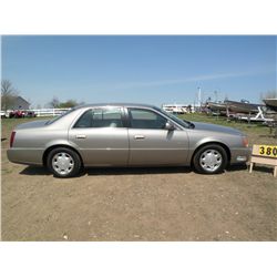 2000 Cadillac DeVille     SN- 1G6KD54Y7YU220382