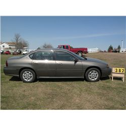 2003 Chev Impala    SN- 2G1WF52E739317467 City owned Maintenance records