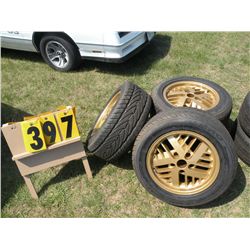 qty of 4 Trans-Am wheel & tires   245/50R16