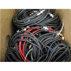 BOX OF MISC BNC CABLES